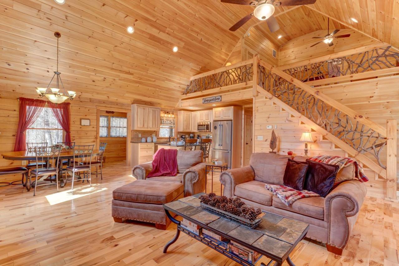 Hot-Tub 6 Seater, Fire-Pit, Master King Bed, Wineries, Pickleball, Resort Amenities Ellijay Bagian luar foto